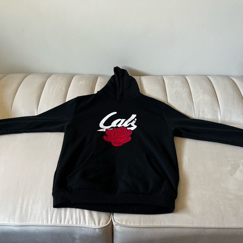 Black hooded “Cali” sweatshirt